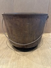Antique Cast Iron Bean Pot /
