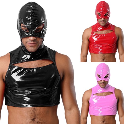 Mens wetlook patent leather - mens,