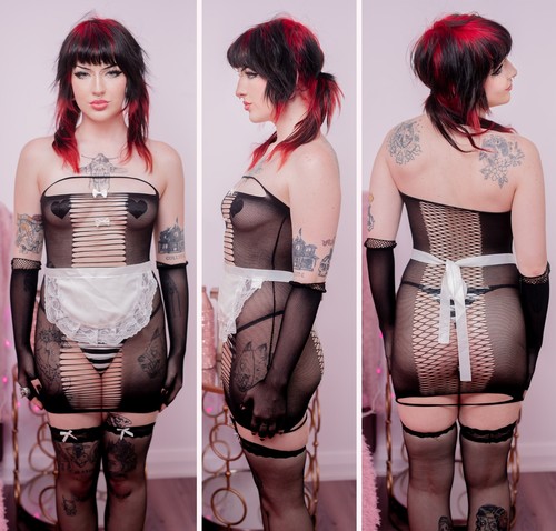 Gothic black mesh - gothic,