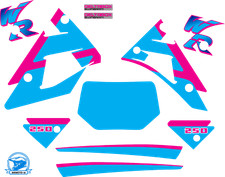 Yamaha Wr 250 1993 Graphic Decal/Decoration Kit/Stickers/Original Stickers/Decals