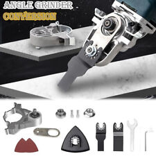 New Universal Angle Grinder Set Slotter Adapter Converter Head Oscillating Tool