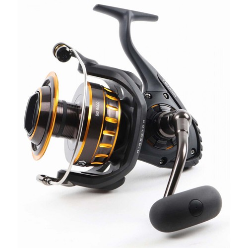 Daiwa black gold fixed spool - black,