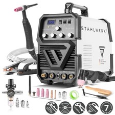 Welder STAHLWERK AC/DC TIG 200 CUT ST with Plasmacutter and MMA Welding Machine