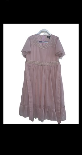 Monsoon girls pink chiffon - girls,