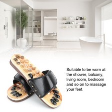.›Foot Massage Slippers Pebble Stone Sandal Acupuncture Feet Relax Shoes Health