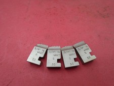 1/2" Coventry Die Head Chasers,  3/8" x 16 BSW.  A set of 4.
