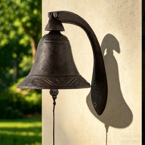 Cast iron dinner bell wall - dinner,