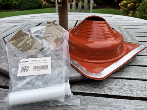 Log burner roof flashing - burner,