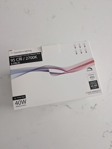 Waveform led bulbs 2700k - waveform,