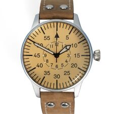 Ailager German Luftwaffe Aviator Service Watch - The Beobachtungsuhr - Brown-New