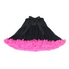 Cosplay Women Vintage Petticoat Crinoline Underskirt Rockabilly Swing Tutu Skirt