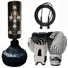 Heavy Duty Free Standing Punch Bag Set Adult Boxing MMA Gloves Training Kit