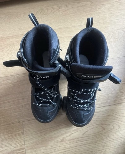 Power rolling skates black - rolling,