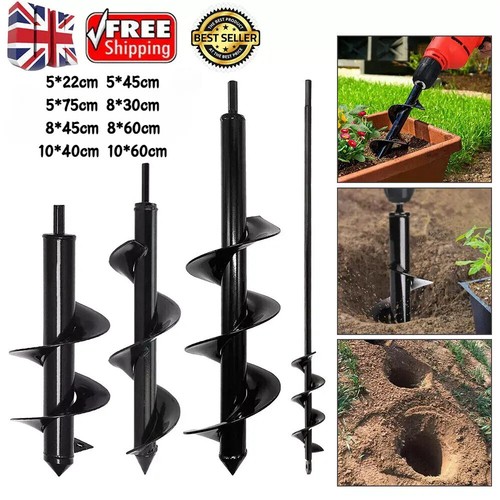 Auger spiral drill bit - drill,