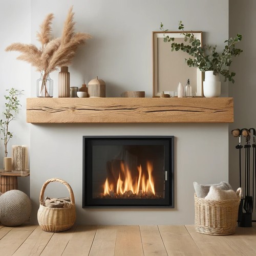 Ruby oak mantel - ruby,