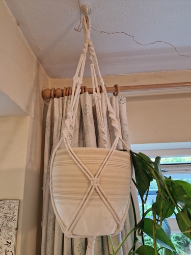Boho macrame plant hanger - boho,