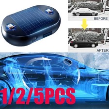 1-5x Antifreeze Snow Removal Device Solar Car Windshield Snow Remover Defroster