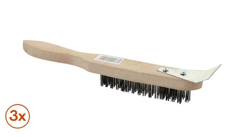 Charcoal grill brushes set - charcoal,