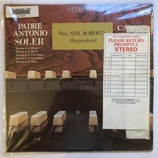 Padre Antonio Soler/Carlos Seixas, Harpsichord, Vinyl LP, Genesis 1971, VG/G+