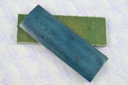 Pair prussian blue - prussian, canvas