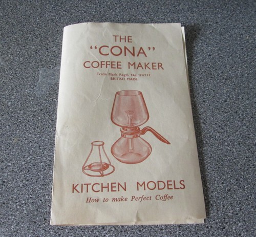 Cona coffee maker - coffee, standard