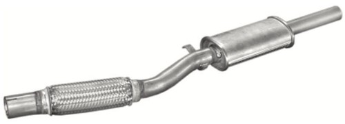 Exhaust flexible pipe middle
