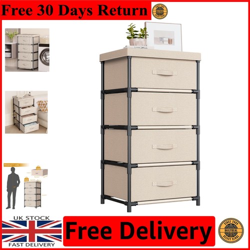 Sophisticated beige drawer - beige, 4-drawer