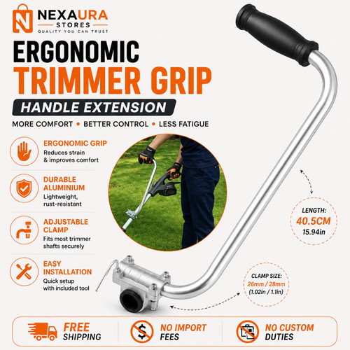 Ergonomic trimmer grip string - ergonomic,