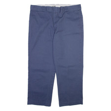 DICKIES 874 Workwear Mens Trousers Black Regular Straight W38 L27