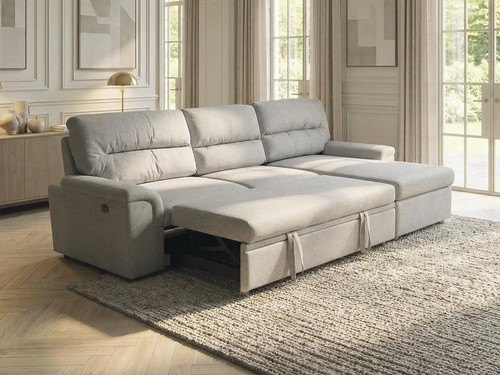 Verona light grey - grey, fabric