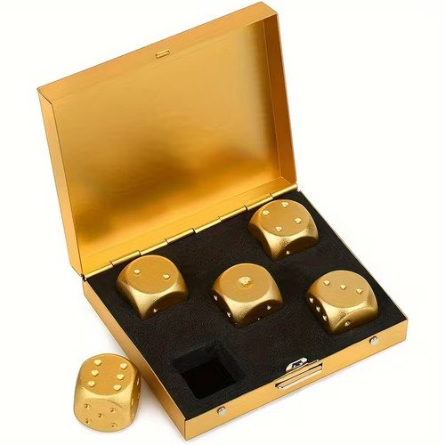 Set aluminium gold alloy - gold,