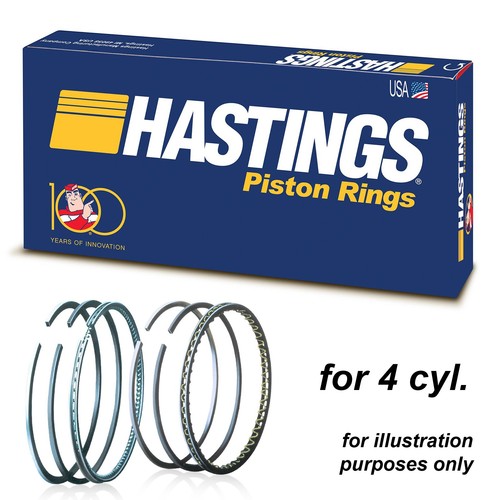 Hastings piston rings for - piston, x4