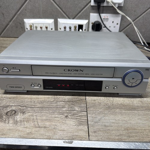 Crown crv 2250 vhs video - crown, crv-2250