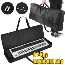 61-Key Keyboard Bag Electronic Piano Padded Carrying Case For Yamaha Korg Casio