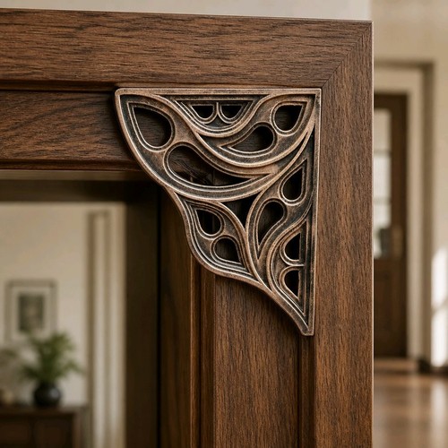Beautiful gothic door frame - door,