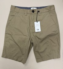 Next Mens 30 Inches waist beige chino light brown shorts  BNWT