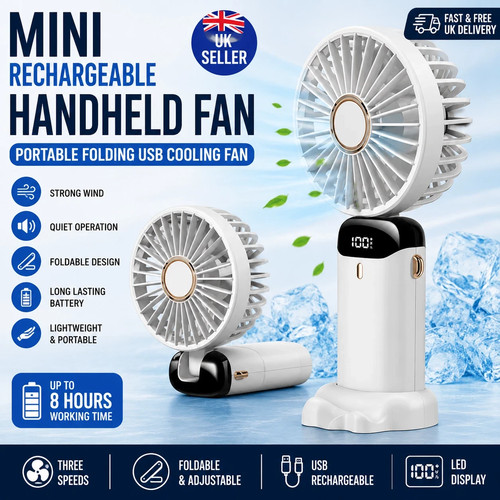 Usb handheld fan rechargeable - handheld,