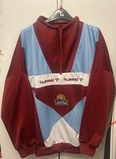 Aston Villa 1987-89 Quarter Zip Training Top BNWT XXL Staff Mita Version
