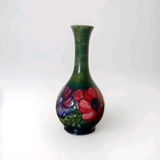 Moorcroft Anemone Vase 8 inches Tall 1950s 