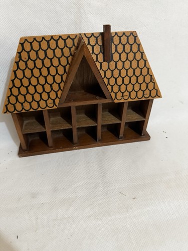 Thimble display case wooden - thimble,