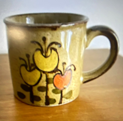 Beige speckled ceramic - speckled, coffee