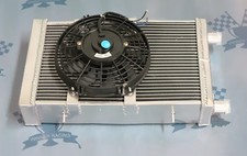 🔥Fit Lotus Europa ccoupe S1/S2 1.5L/1.6L 1966 - 1976 aluminum radiator 86mm+Fan