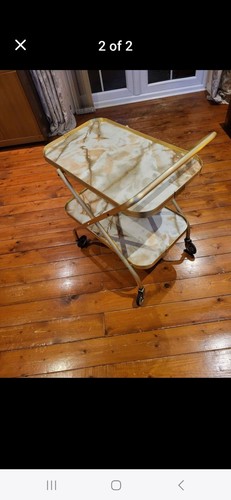 Vintage folding tea - tea, trolley