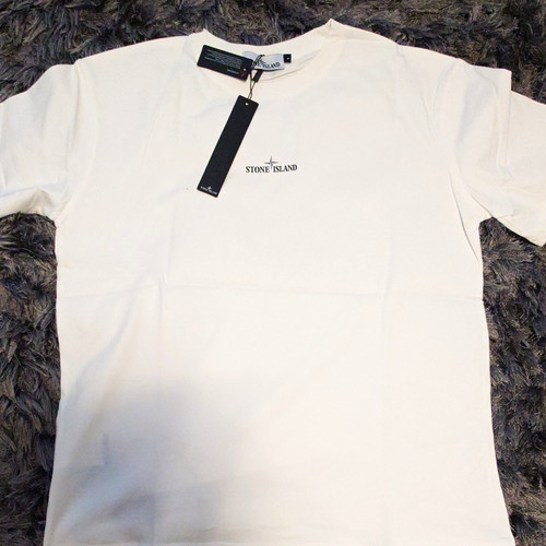Stone island white printed - stone,