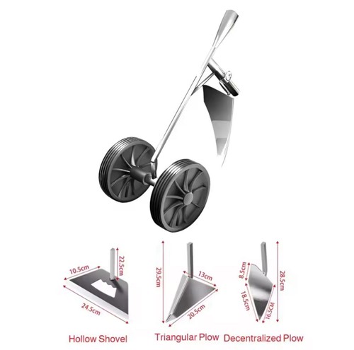 Garden wheel hoe cultivator - wheel,