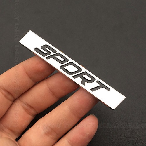 Sticker chrome sport logo - 3d,