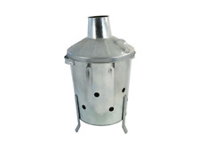 Garden Waste Incinerator 15L Litre Bin Burner Wood Leaves Paper Galvanised