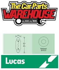 10 x (ten) Lucas 239 Festoon