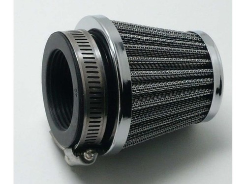 Air filter 48mm black silver
