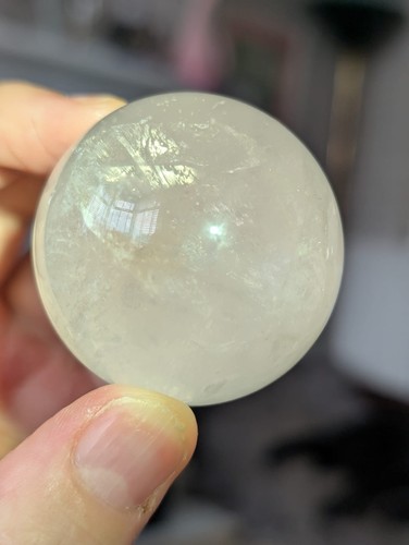Pale rose quartz crystal - quartz,